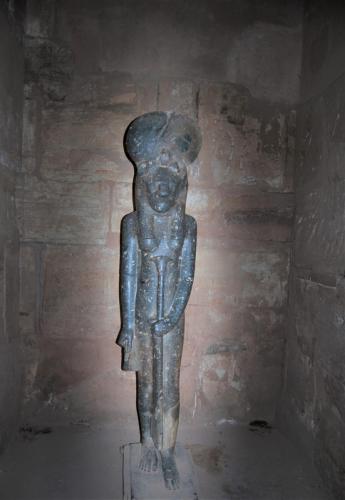 Segmet in de tempel van Karnak